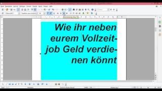 OpenOffice Blocksatz [upl. by Suilmann]