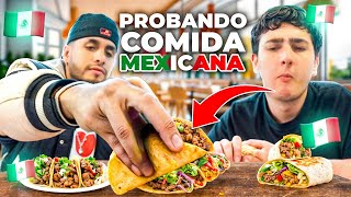 ARGENTINO PROBANDO LA COMIDA MEXICANA CON MIKE [upl. by Fiore498]