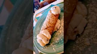 HOLY CANNOLI food dessert foodie [upl. by Enelloc196]