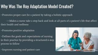 The Roy Adaptation Model [upl. by Kaitlin]