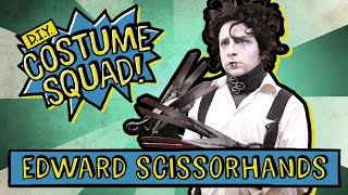 Make Your Own Edward Scissorhands Costume  DIY Costume Squad [upl. by Oijres992]