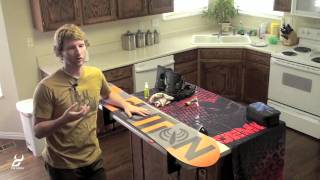 How to wax a snowboard [upl. by Eyr]