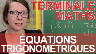 Équations trigonométriques  Exercice  Maths terminale  Les Bons Profs [upl. by Silverstein]