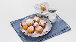 Oliebollen met appel rozijnen en krenten  Allerhande [upl. by Ennayhc]