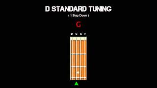 Bass Tuning  D Standard [upl. by Arman]