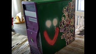 joker pc in a dell t3500pc case mod [upl. by Rem]