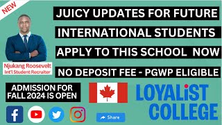 COLLEGE IN CANADA WITH NO DEPOSIT FEE UNIVERSITIES IN CANADA WITH ZERO APPLICATION FEE PGWP [upl. by Calore]