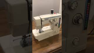 How To Thread A Necchi Sewing Machine Model 537L [upl. by Aihpos]