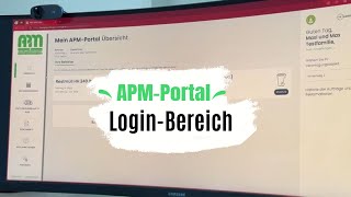 „Mein APMPortal“ Der LoginBereich [upl. by Euhc]