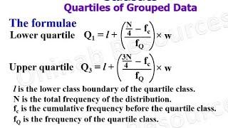 Statistics Quartiles of Grouped Data [upl. by Aliam]