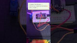 Servo Motor  ESP8266  NodeMCU cosmelectronics esp8266 servomotor nodemcu iotprojects coding [upl. by Loralee]