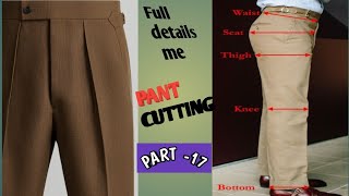 PART17 Professional Pant Cutting [upl. by Len]