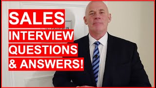 SALES Interview Questions amp Answers How to PASS a Sales Interview [upl. by Niven]