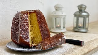 PANDORO Fatto in casa SENZA planetaria con lievito di birra 😋 PANDORO SFOGLIATO ricetta facile [upl. by Kery528]