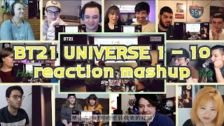 BTS BT21 UNIVERSE 1  10｜reaction mashup [upl. by Airamak]