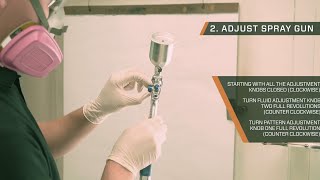 How To Adjust The Intermediate Starter Kit HVLP Spray Gun [upl. by Anoif]