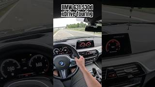 BMW G31 530d xDrive Touring on Autobahn  Rechtsfahrgebot bmw topspeed [upl. by Kask]