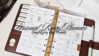 Personal Rings Planner Simplifying My Planner [upl. by Cara]