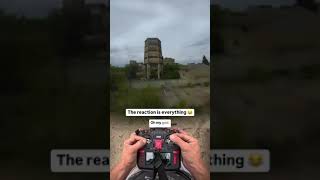 The reaction is everything 😂 via ubatubadanIG DroneRacingLeague [upl. by Jamnis681]