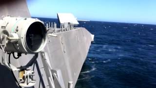 LCS 2 tests 57mm gun [upl. by Ariet643]