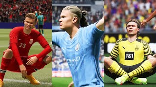 ERLING HAALAND IN EVERY FIFA 1724 [upl. by Kassaraba357]