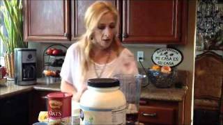 Easy Healthy Recipes For Weight Loss Oatmeal Protein Breakfast Smoothie [upl. by Torie]