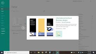 Open a Trifold Brochure Template using Publisher [upl. by Beane884]