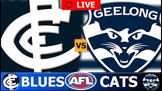 CARLTON vs GEELONG CATS  2024 AFL Round 15 Live Stream [upl. by Homer936]