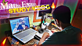 One Day Before Maths Half Yearly Exam As a 10th Grader Class 10th Study Vlog Anurag Only Study [upl. by England658]