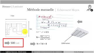 Formation Ingénieur Electricien  Etude déclairage 33 [upl. by Llerud]