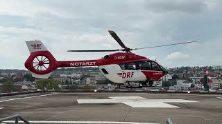 DRF Luftrettung  Start Christoph 51  Airbus H145  DHDSF  Helios Klinikum Pforzheim [upl. by Riana344]