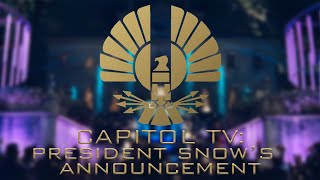 Capitol TV President Snows Announcement [upl. by Dallis518]