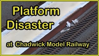 BUILDING STATION PLATFORMS Part 1 at Chadwick Model Railway  231 [upl. by Brinson867]