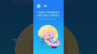 Fixing Problem Vector Curves in Adobe Illustrator [upl. by Rabbaj]