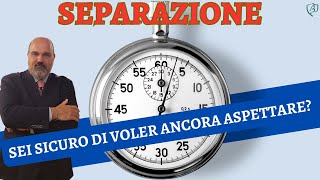 SEPARAZIONE I rischi di prolungare la fine del rapporto [upl. by Ttsepmet]