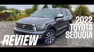 2022 Toyota Sequoia Limited  REVIEW [upl. by Latnahc249]