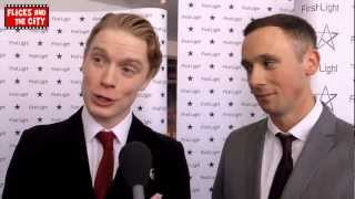 Jason Maza amp Freddie Fox Interview  The Hooligan Factory amp Parades End [upl. by Adnim]