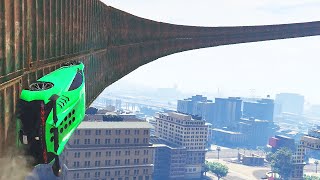 LONGEST WALLRIDE IN GTA 5 HISTORY GTA 5 Funny Moments [upl. by Ahseret]