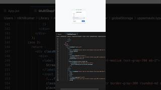 Build a MultiStep Form with React React Hook Form and Zod Validationshortsshortsvideosshort [upl. by Dudley]