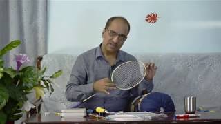 Converting a headlight badminton racket into headheavyHindi [upl. by Behlke]