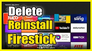 How to Reinstall amp Delete Apps on Firestick Easy Method [upl. by Broeder]