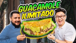 GUACAMOLE ILIMITADO en TAQUERÍA de ASADA [upl. by Hainahpez]