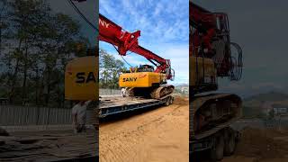 Drilling Rig  Quester Lowbed Truck shortsvideo [upl. by Yretsym]