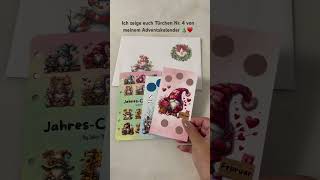 Der vierte Umschlag von meinem Adventskalender🎄♥️ budgeting adventskalender weihnachten [upl. by Concordia]