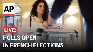 France elections 2024 LIVE Polls open in pivotal runoff vote [upl. by Elliot]