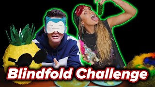 Noah Schnapp  Sommer Ray and I try the Blindfolded Touch Challenge [upl. by Issim134]