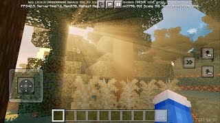 Minecraft PE 120 Dynamic Shadows amp Sun Rays  YSS SE Shader Android Windows 10 [upl. by Peadar]