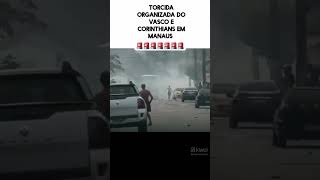 Treta entre torcidas organizada do Vasco e Corinthians [upl. by Kordula]