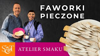 Faworki pieczone  wegańskie i bezglutenowe  Atelier Smaku 526 [upl. by Heilner]