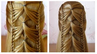 Coiffure facile et belle 💗 Tuto coiffure simple cheveux long  mi long [upl. by Hume]